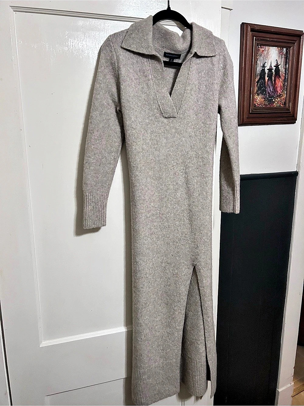 Banana Republic Wool Maxi Sweater Dress Size Small Like New